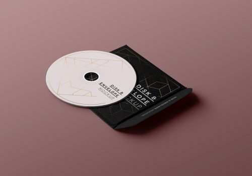 Simple And Timeless Polygonal Disk Label